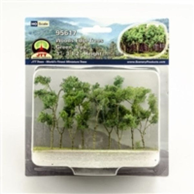 95617  GREEN WOODS EDGE TREES 3"" to 3.5"High 9/pk