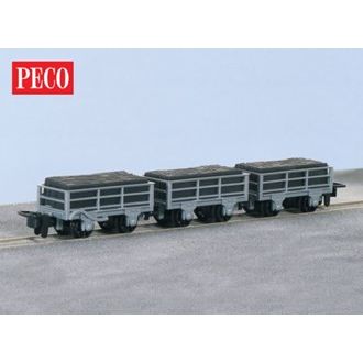 OO-9  FESTINIOG RAILWAY 2 TON SLATE WAGON (3Pk)