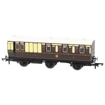 R40308 GWR BRAKE 3Rd CLASS 6 WHEEL COACH