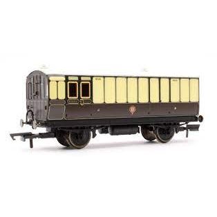 R40310 GWR 4 WHEEL LUGGAGE BRAKE VAN #5051