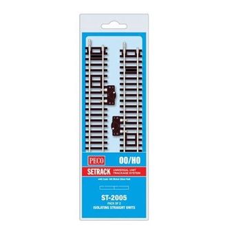 ST-2005 "OO" SETRACK (code100) ISOLATING TRACK & S/W PACK of2