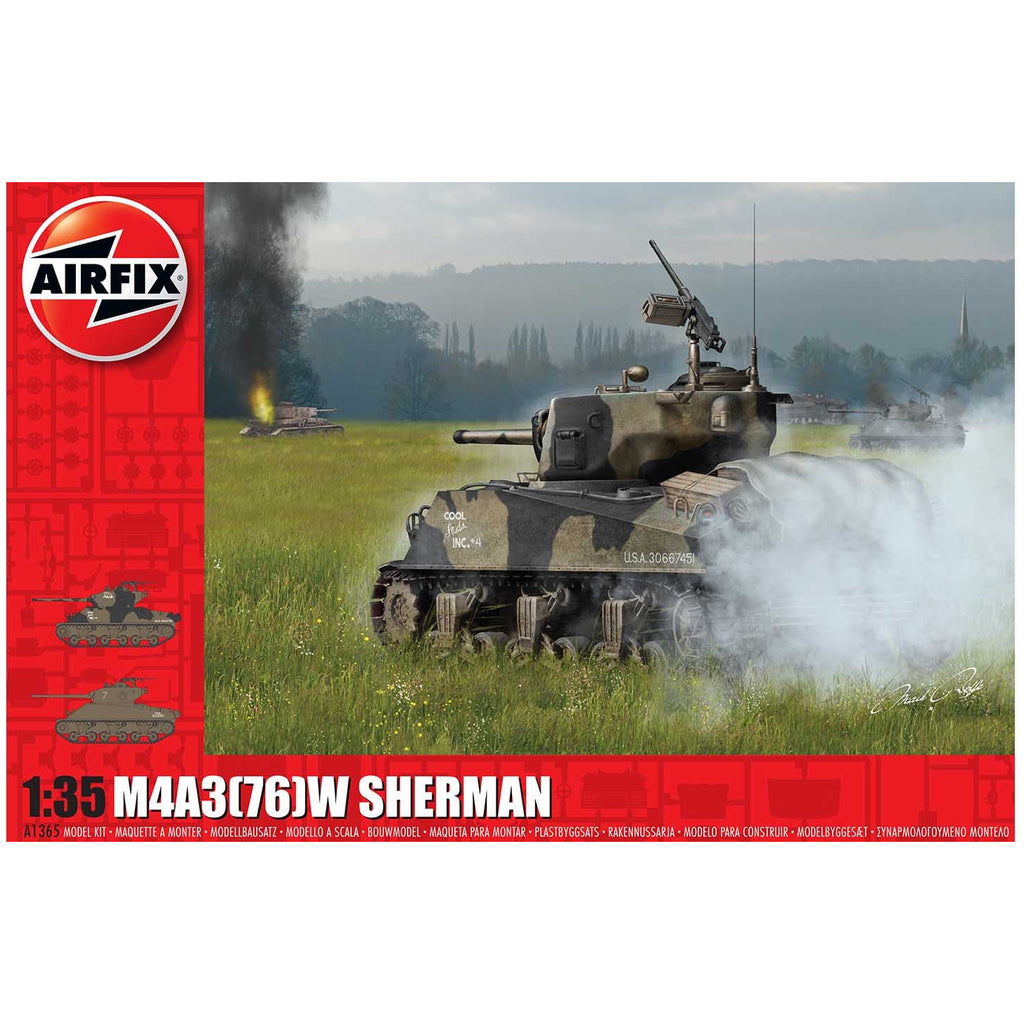 A1365 M4A3(76)W Battle of the Bulge 1:35