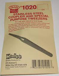 KADEE #1020 S/S COUPLER& SPECIAL PURPOSE TWEEZERS