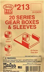 KADEE #213 20 SERIES GEARBOXES& SLEEVES