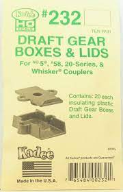 KADEE #232 DRAFT GEARBOXES & LIDS