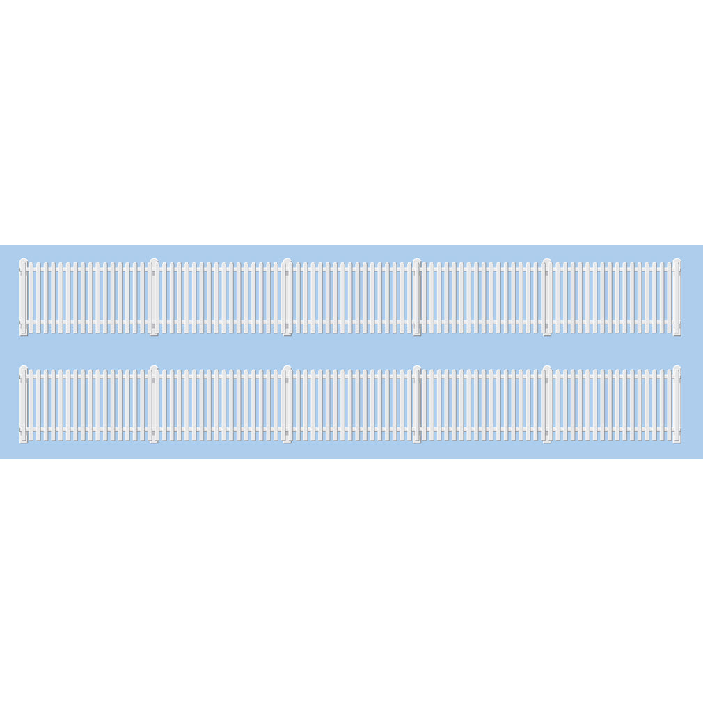 GWR Station Fencing - White