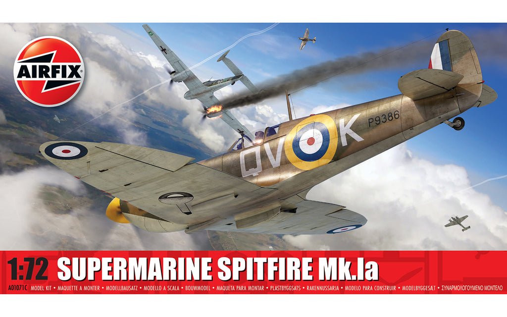 1:72 SUPERMARINE SPITFIRE MK.Ia  A01071C