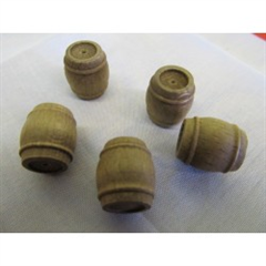 BF-0202  Wooden Barrel  15 X 17mm 5/pk