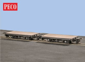 OO-9 4 WHEEL FLAT WAGON (GR-300)By PECO