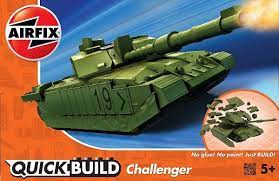 J6022 QUICKBUILD GREEN CHALLENGER TANK