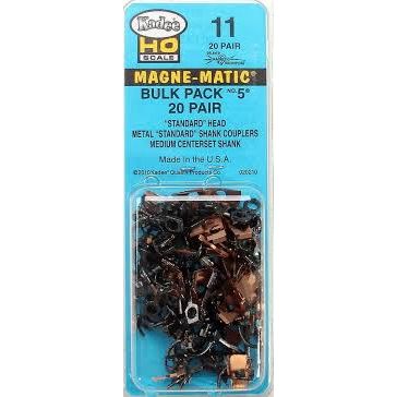 KADEE #11 BULK PACK #5 METAL COUPLERS (20 Pair)