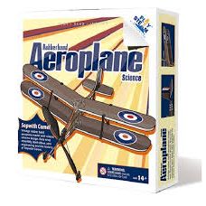 Rubberband Powered SOPWITH CAMEL MODEL PLANE By PLAY STEAM
