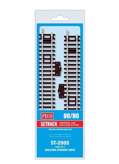 ST-2005 "OO" SETRACK (code100) ISOLATING TRACK & S/W PACK of2