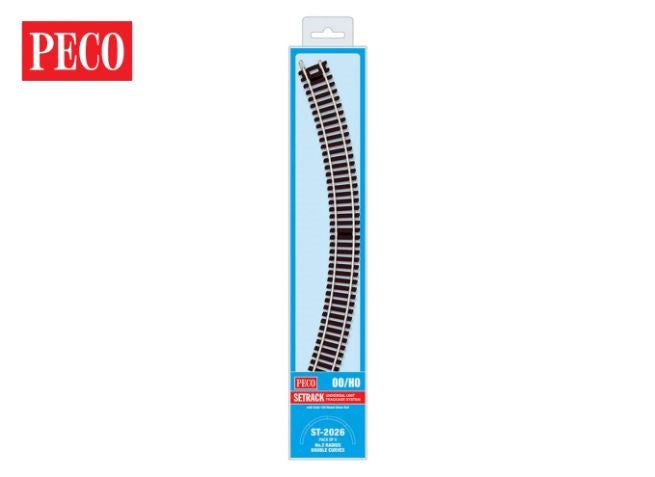 ST2026 "OO" 2nd RADIUS DOUBLE CURVE 4 PACK