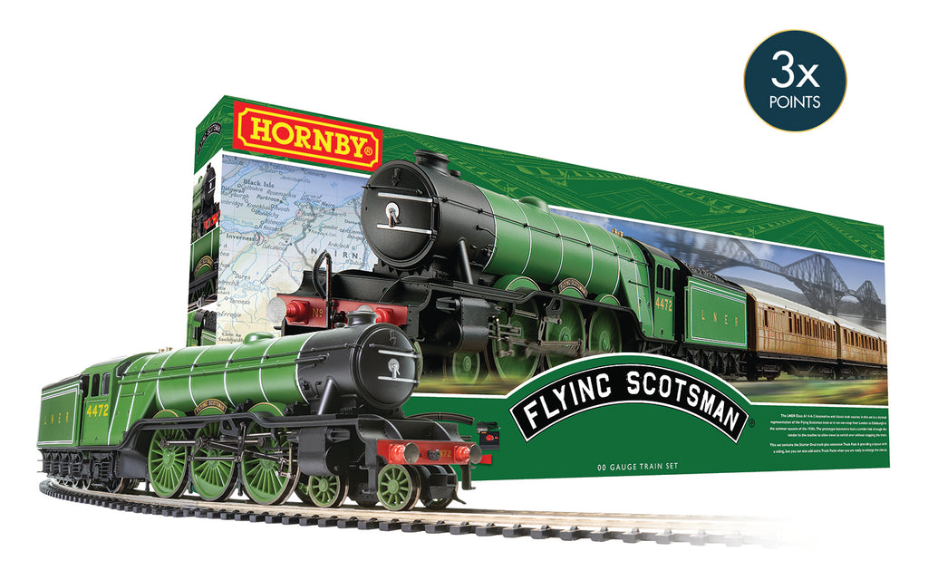 FLYING SCOTSMAN 100 YEAR ANNIVERSARY  TRAIN SET R1255