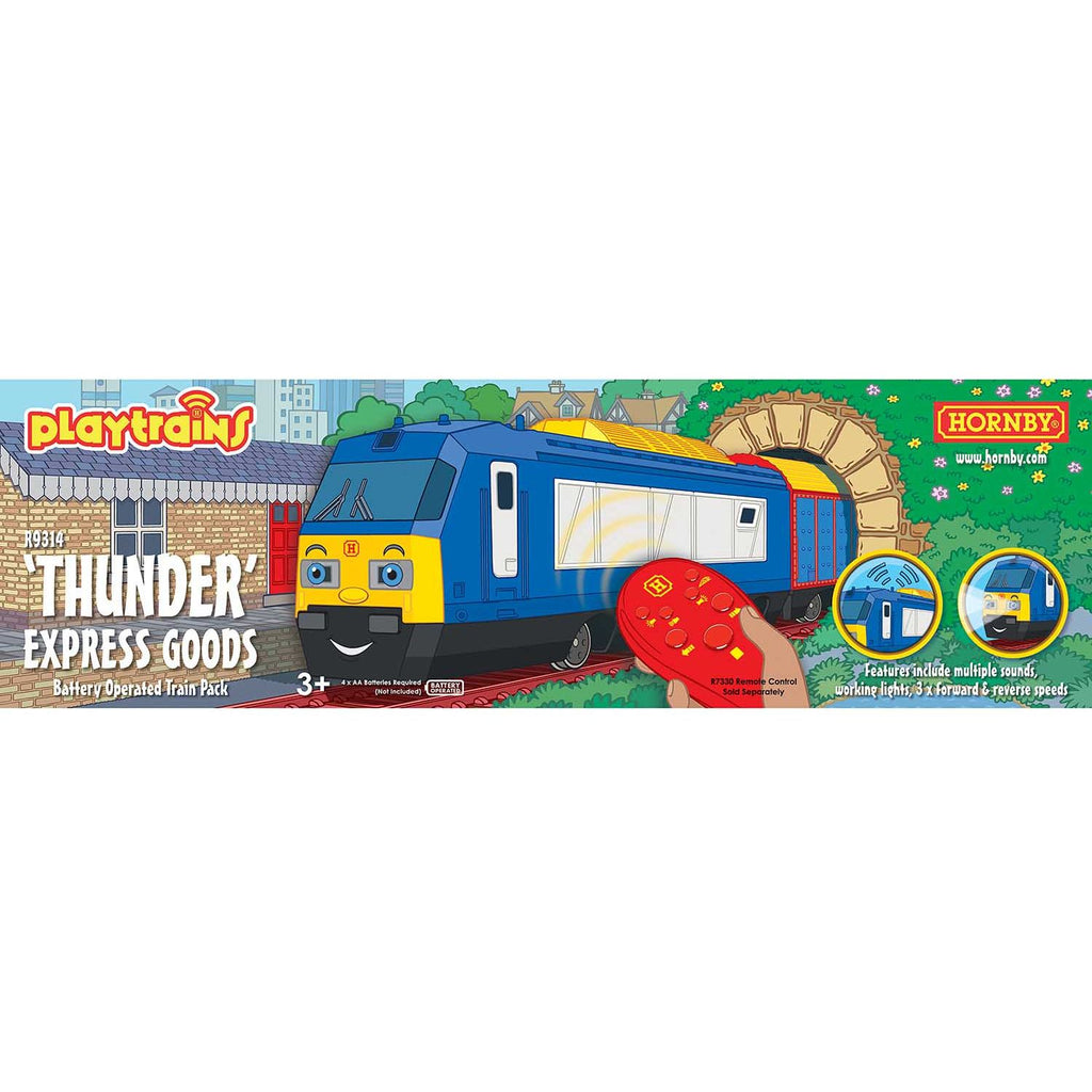 R9314 Hornby Playtrains - Thunder Express Goods Battery Operated Train Pack