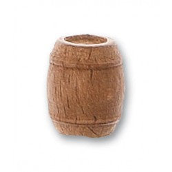 8570 - 12mm Brown Wooden Barrel