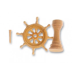 8572 - 20mm Ships Wooden Wheel