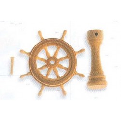 8573 - 30mm Wooden Ships Wheel