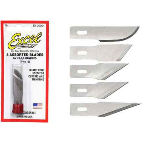 20004 Excel #2 Assorted Heavy Duty Blades 5 Pack