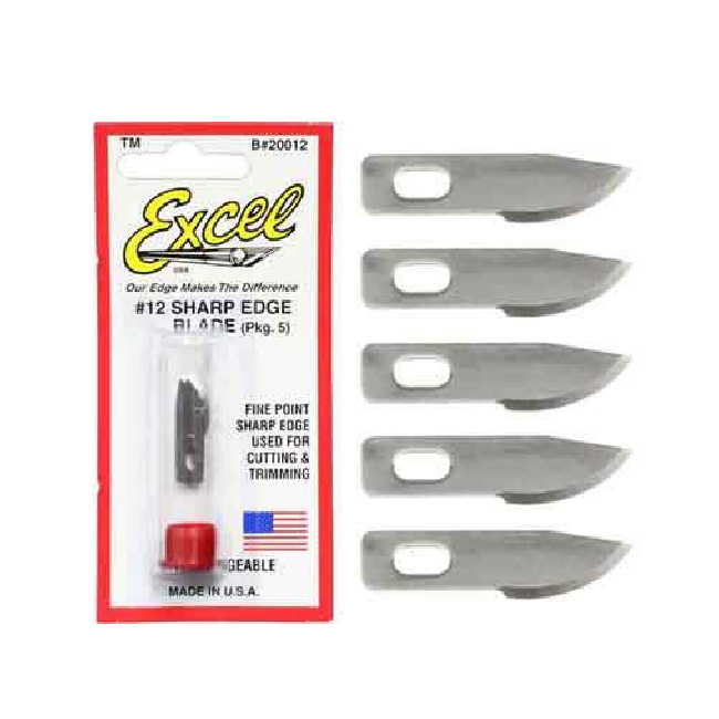 20012 Excel #1 Mini Curved Blades 5 Pack