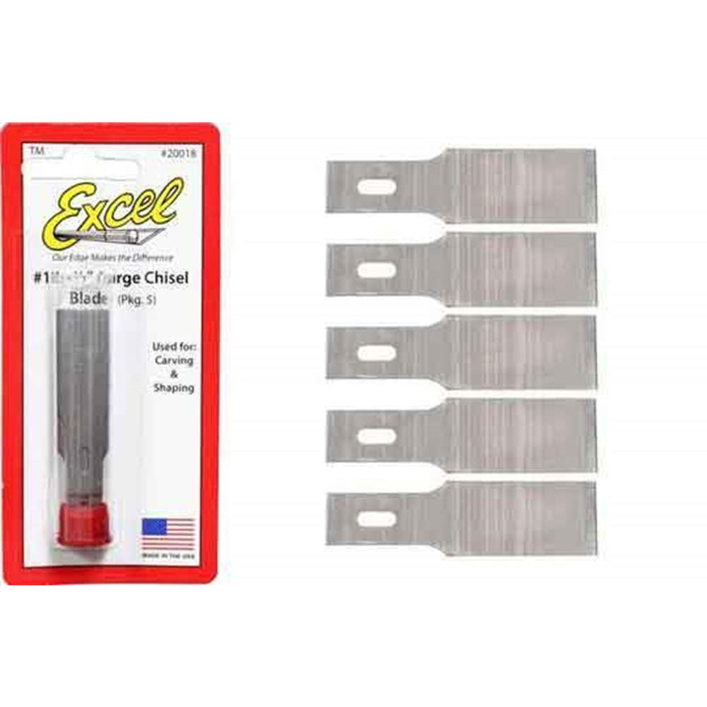 20018 Excel #2 Chisel Point Blades B18 5 Pack