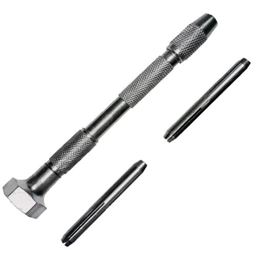 55661 Excel Swivel Head Pin Vice With 4 Chucks