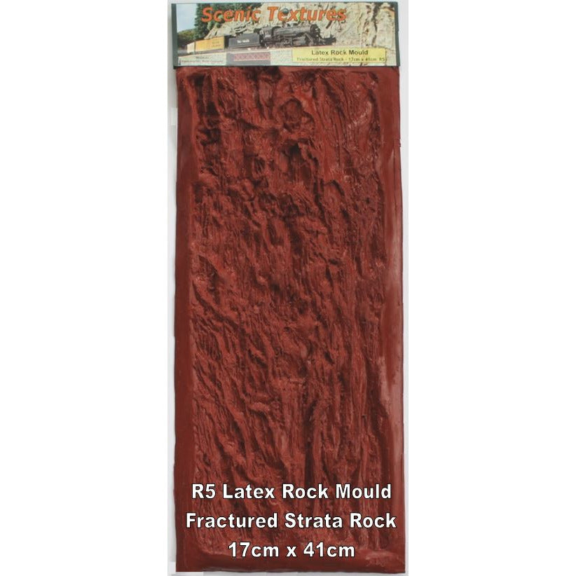 R5 Scenic Textures Latex Rock Mould 17cm x 41cm