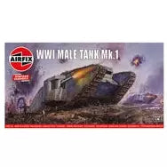 WWI Male Tank Mk.I 1:76