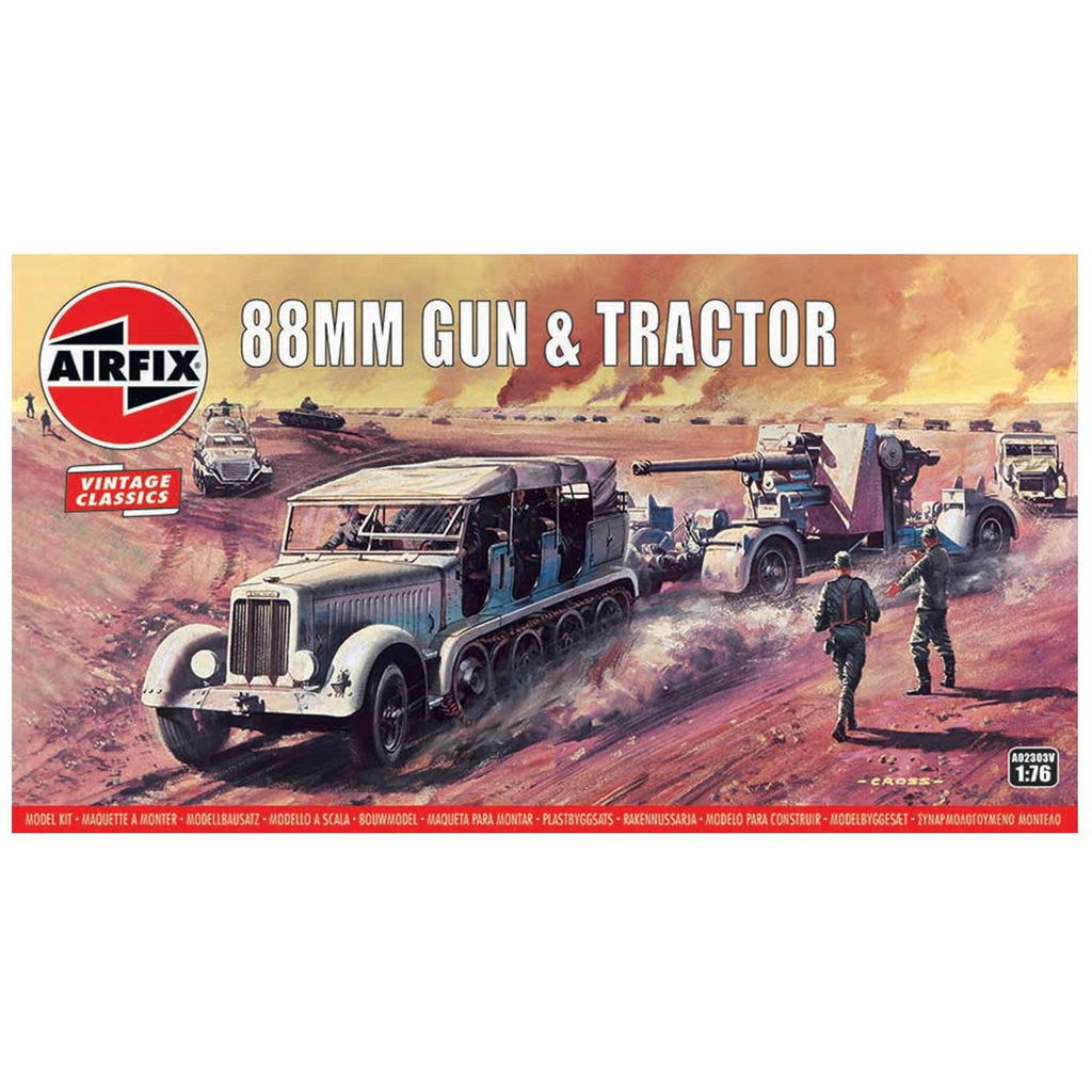 88mm Gun & Tractor 1:76