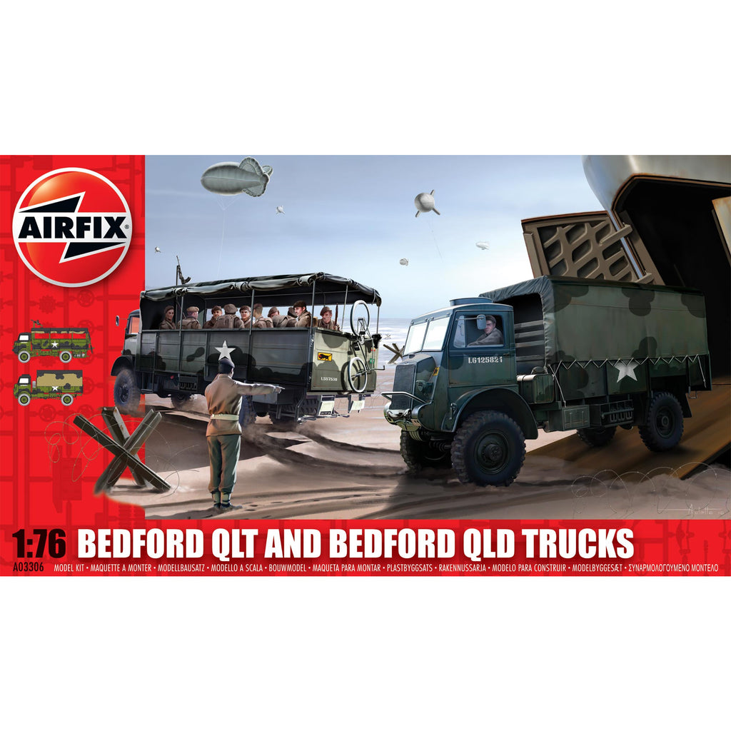 Bedford QLT And Bedford QLD Trucks 1:76