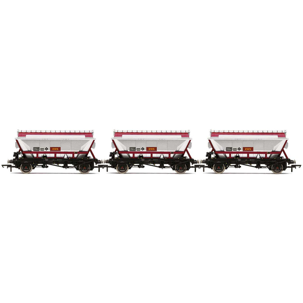 R60071 Hornby CDA Hopper Wagons, Three Pack, EWS - Era 9